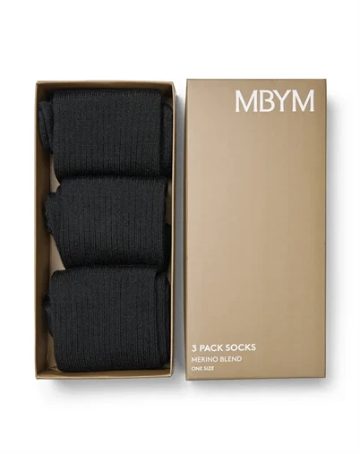 Mbym - Kinsleigh Vione-M Strømper - Black 